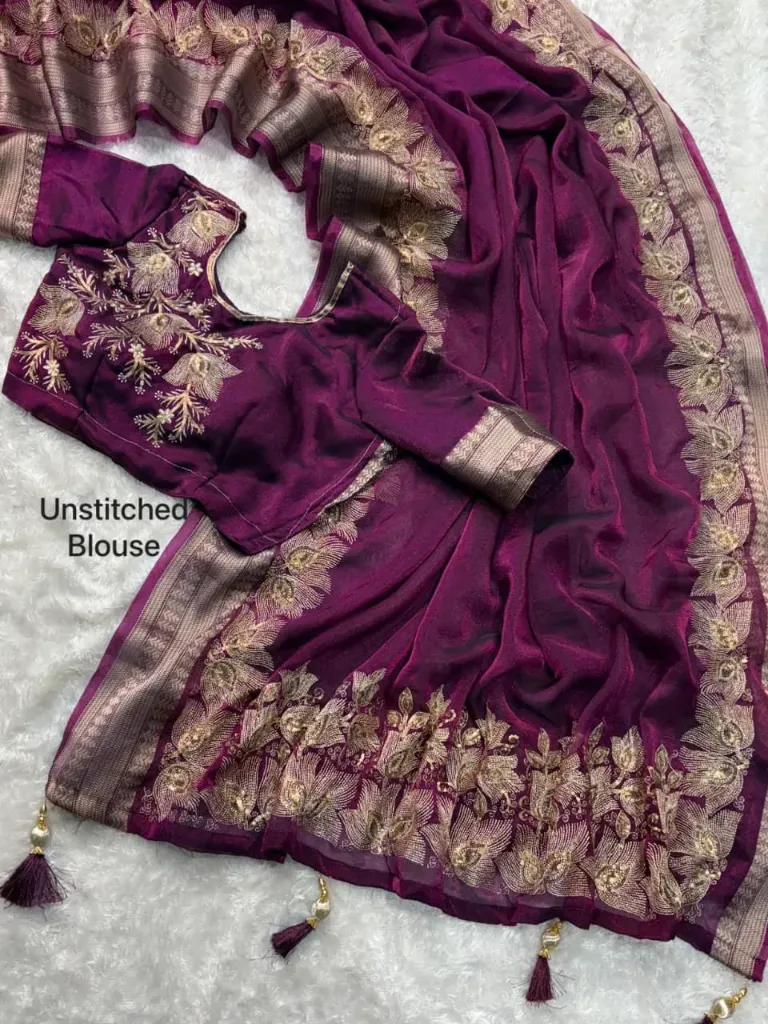 Woman's Blouse with full dress (Blue, X)